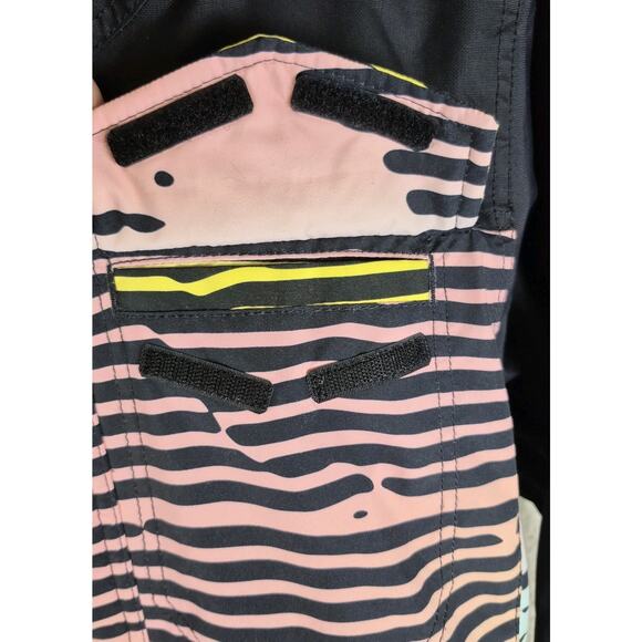 Men’s Burton Large Living Lining Striped Multicolor Snowboard Ski Jacket Coat XS - Picture 12 of 14